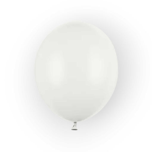 Picture of LATEX BALLOONS SOLID WHITE 5 INCH