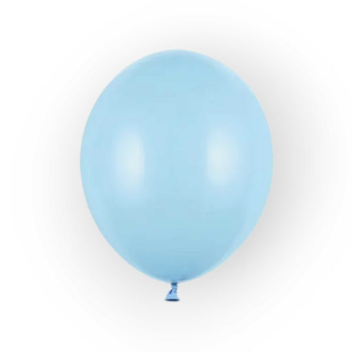 Picture of LATEX BALLOONS SOLID BABY BLUE 5 INCH