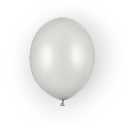 Picture of LATEX BALLOONS METALLIC SILVER 5 INCH