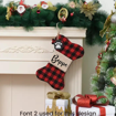 Picture of CHRISTMAS STOCKING BONE 43.5CM