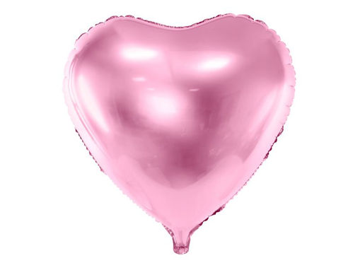 Picture of FOIL BALLOON HEART PALE PINK 18 INCH