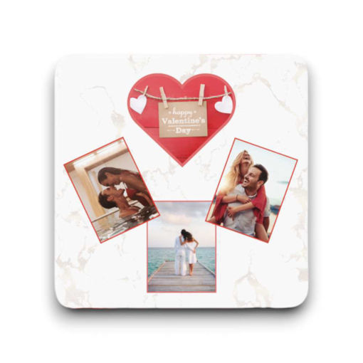 Picture of Personalised Valentine's Coaster Square (ValCoasterS3)