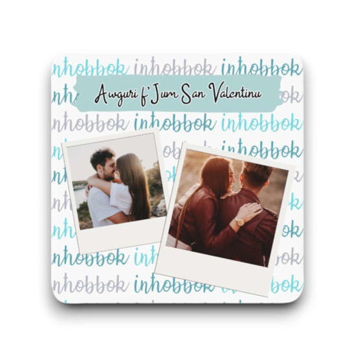 Picture of Personalised Valentine's Coaster Square (ValCoasterS6)