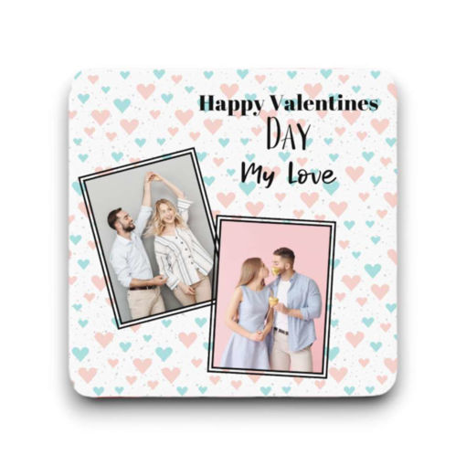 Picture of Personalised Valentine's Coaster Square (ValCoasterS7)