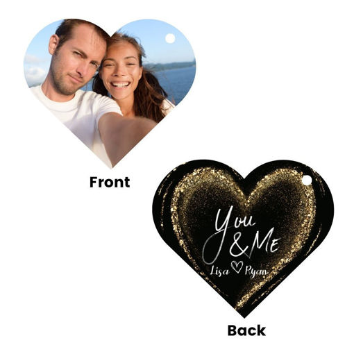 Picture of Personalised Valentine's Keyring Heart (VKB9)
