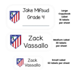 Picture of Football Team Labels