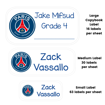 Picture of Football Team Labels