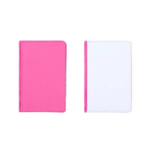 Picture of PERSONALISED PASSPORT COVER PINK