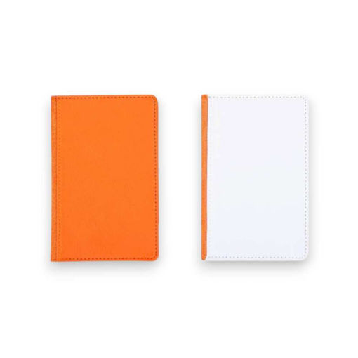 Picture of PERSONALISED PASSPORT COVER ORANGE