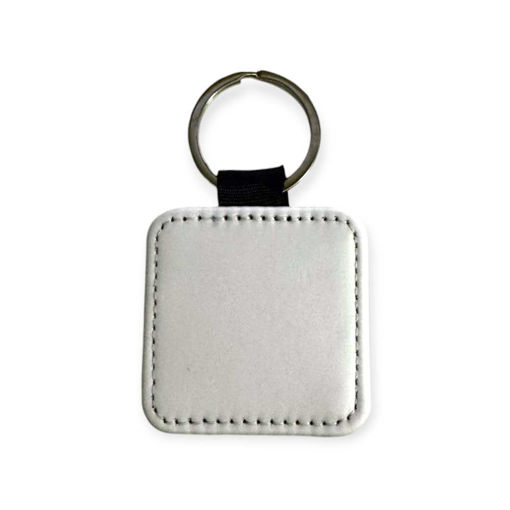 Picture of PERS KEYCHAIN LEATHER SQUARE