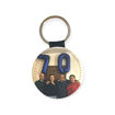 Picture of PERS KEYCHAIN LEATHER CIRCLE