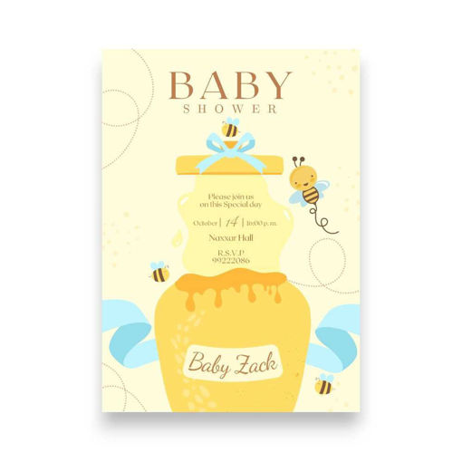 Picture of Personalised Invitations Baby Shower